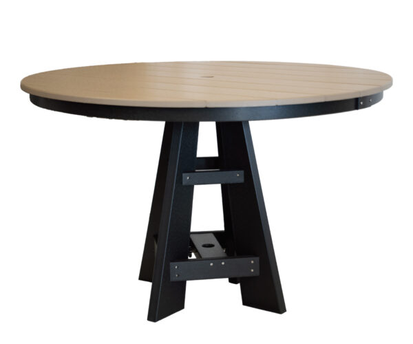 48" Round Dining Table - Straight Leg