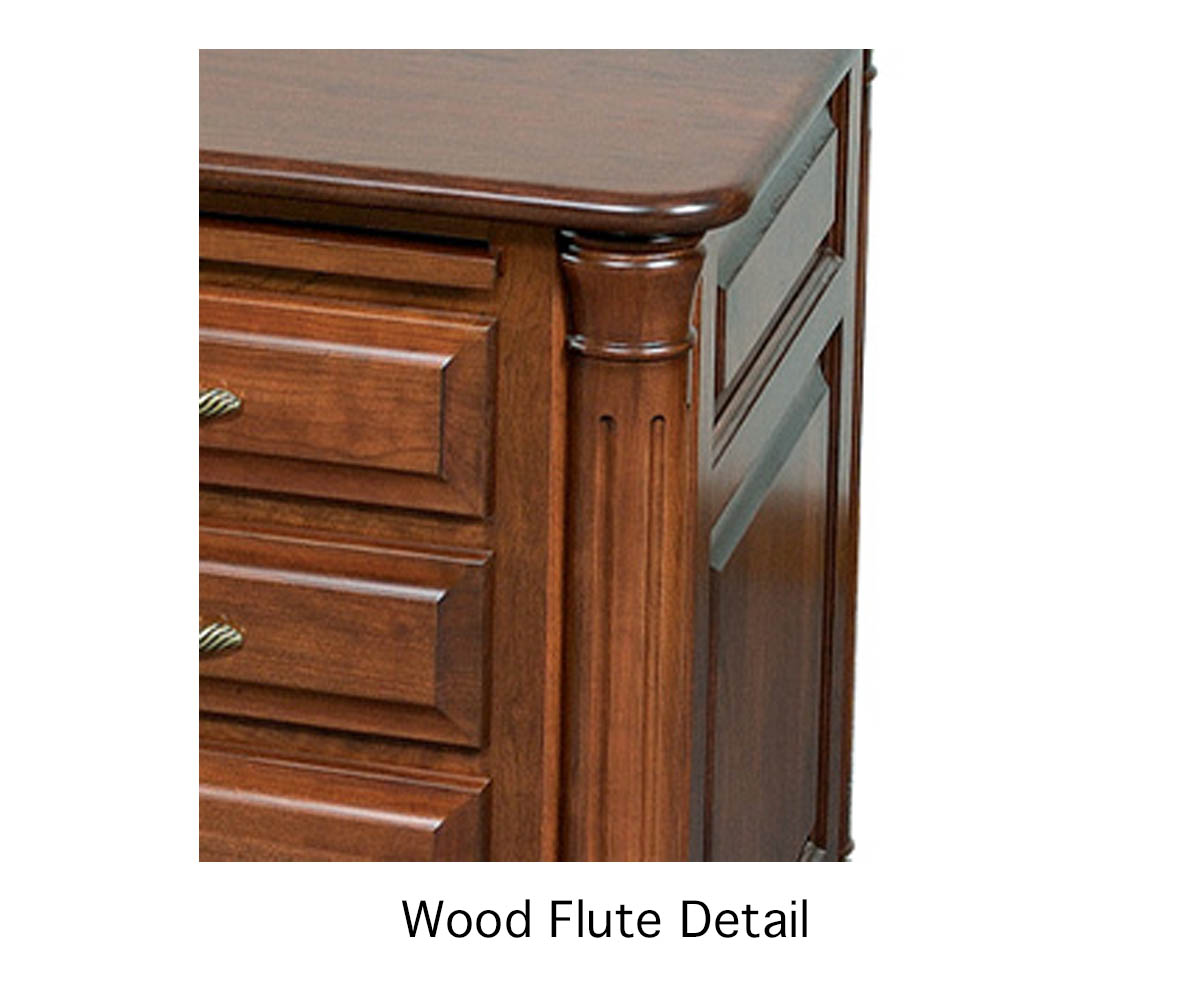 Jefferson Partner Desk & Three Piece Hutch - Image 2