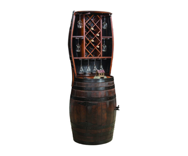 7 Bottle Barrel Hutch