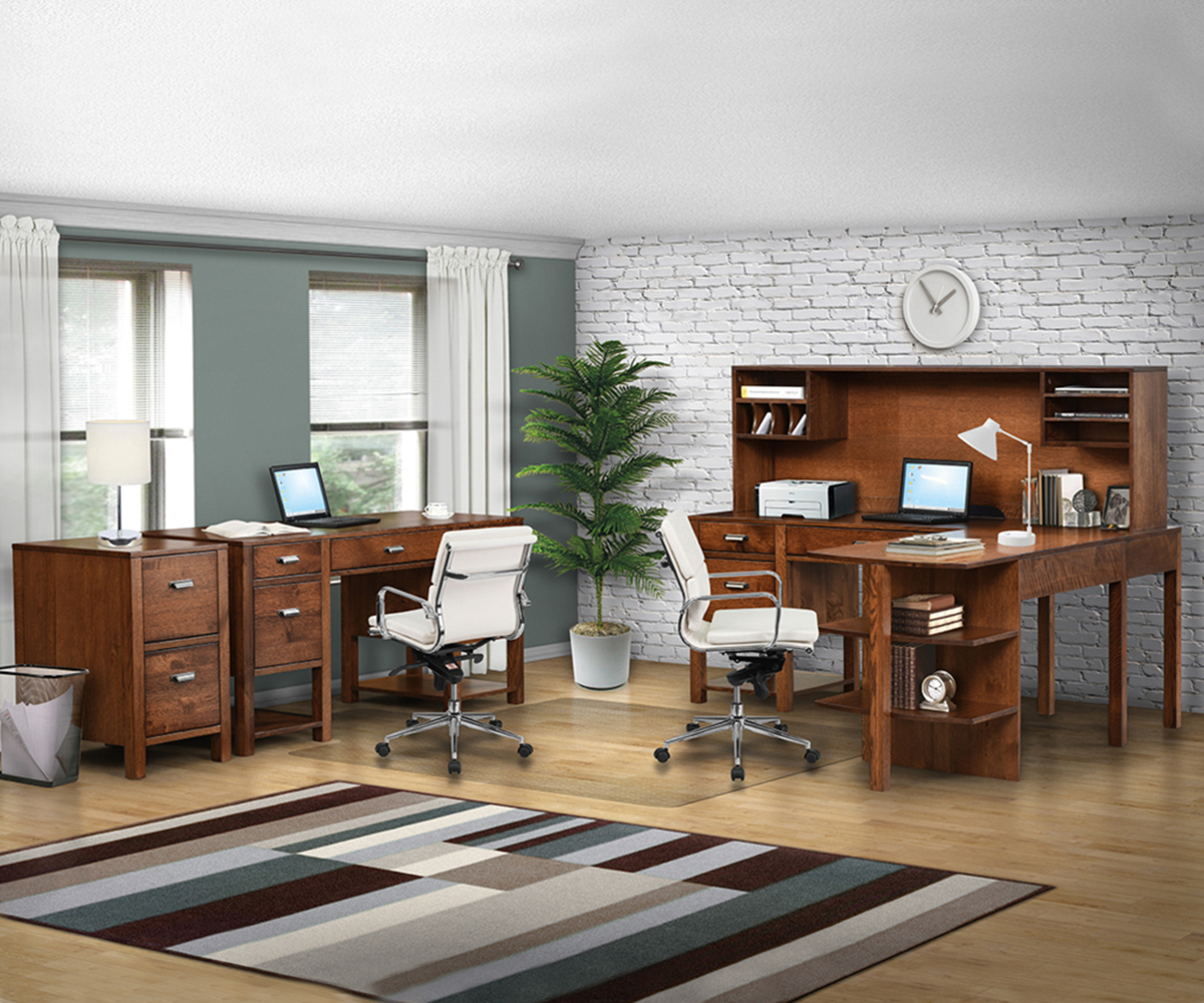 Wakefield Computer Desk And Hutch - Image 4