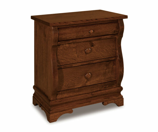 Chippewa Sleigh 3 Drawer Nightstand - 25¼"W